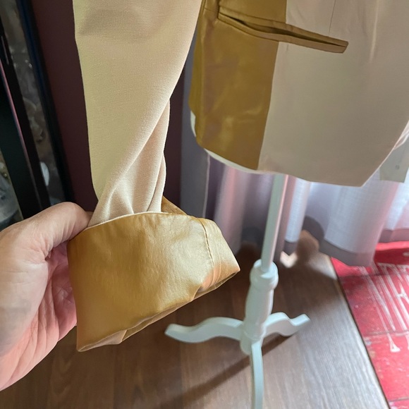 NWT Hal Rubenstein blazer jacket with leather trim - Picture 4 of 10